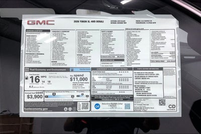 2026 GMC Yukon XL Denali