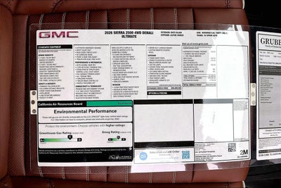 2026 GMC Sierra 2500HD Denali Ultimate