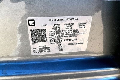 2026 GMC Sierra 2500HD AT4X