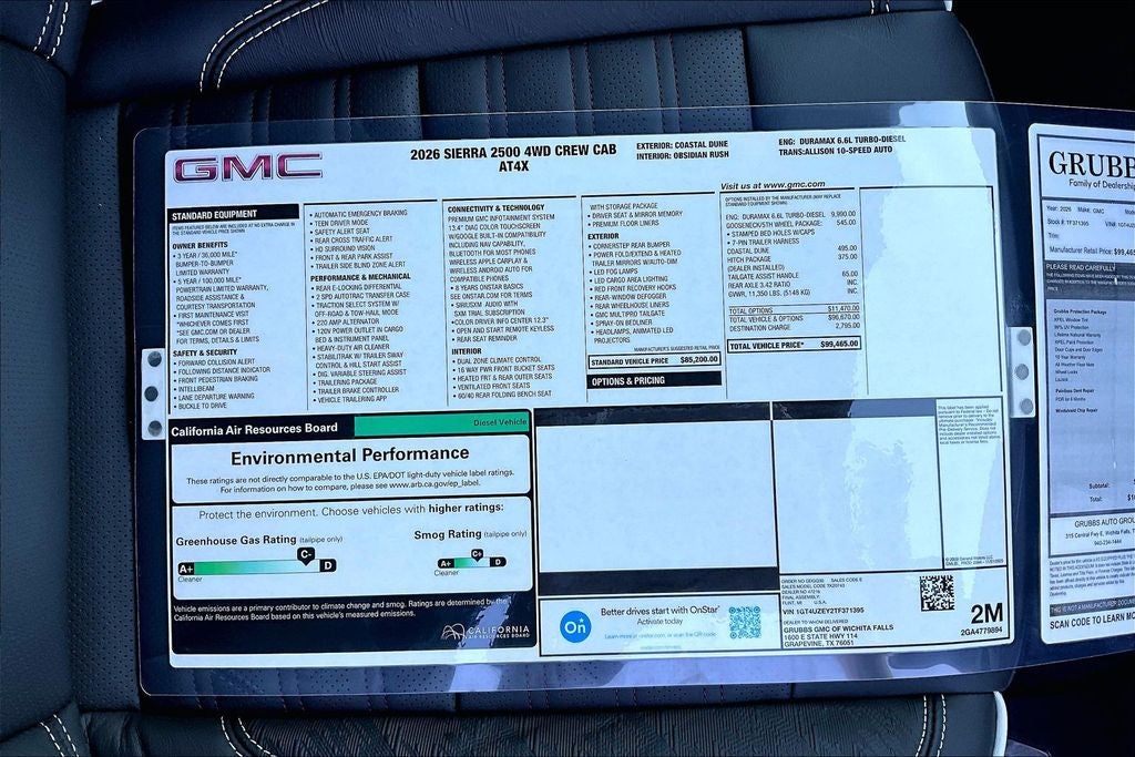 2026 GMC Sierra 2500HD AT4X