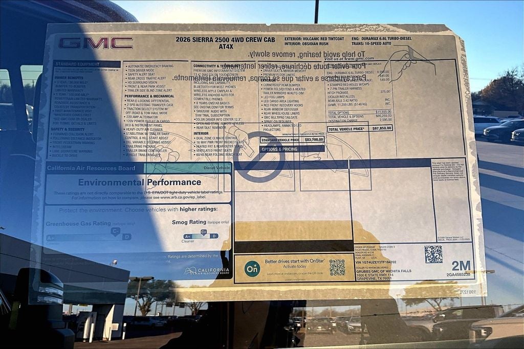 2026 GMC Sierra 2500HD AT4X