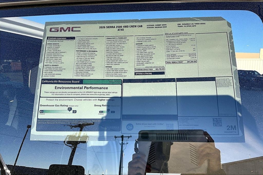 2026 GMC Sierra 2500HD AT4X