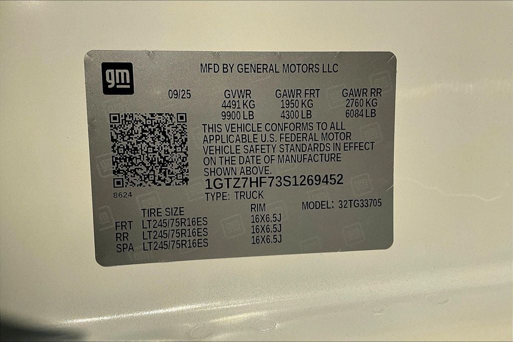 2025 GMC Savana 3500 Work Van