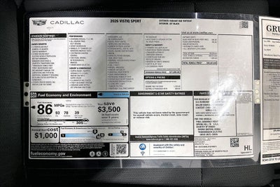 2026 Cadillac VISTIQ Sport