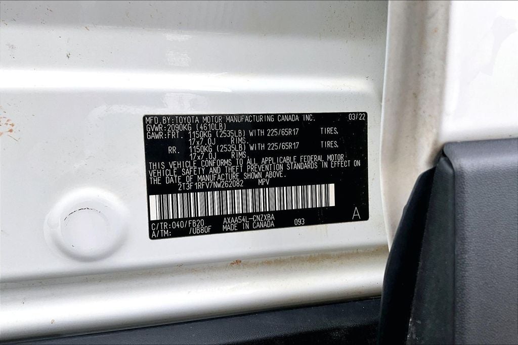 2022 Toyota RAV4 LE