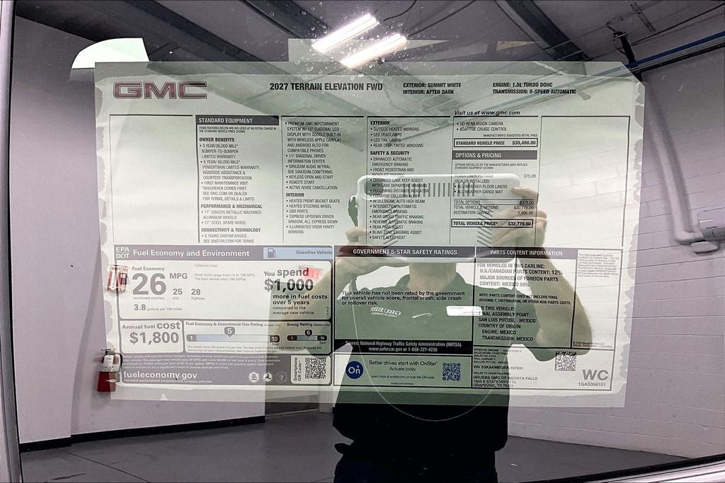 2027 GMC Terrain Elevation