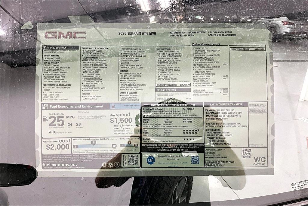 2026 GMC Terrain AT4