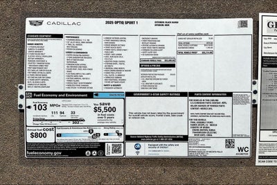 2025 Cadillac OPTIQ Sport