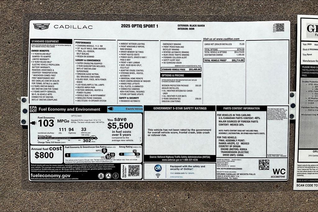 2025 Cadillac OPTIQ Sport