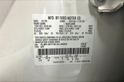 2020 Lincoln Aviator Plug-In Hybrid Black Label Grand Touring