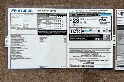 2026 Hyundai Tucson SE