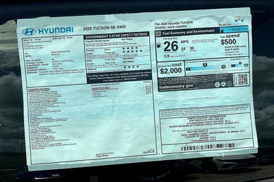 2025 Hyundai Tucson SE