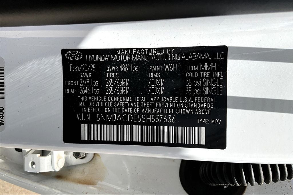 2025 Hyundai Tucson SE