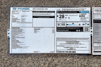 2026 Hyundai Tucson SEL