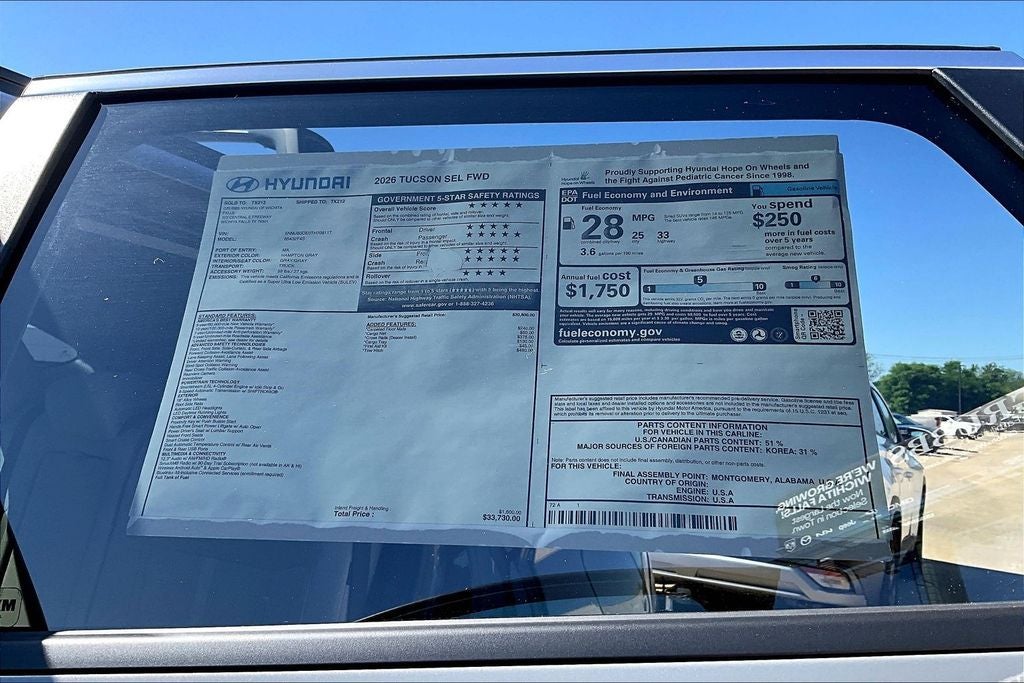 2026 Hyundai Tucson SEL