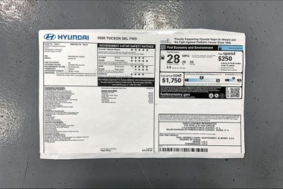 2026 Hyundai Tucson SEL