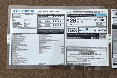 2026 Hyundai Tucson Limited