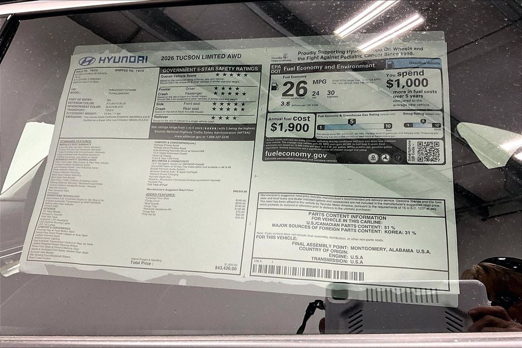 2026 Hyundai Tucson Limited
