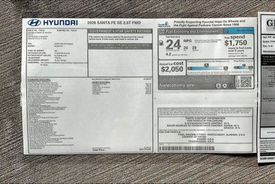 2026 Hyundai Santa Fe SE