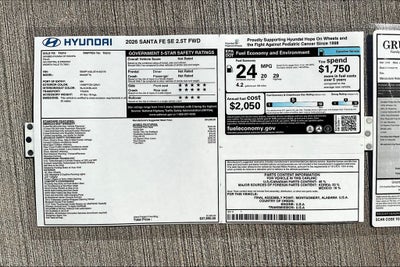 2026 Hyundai Santa Fe SE