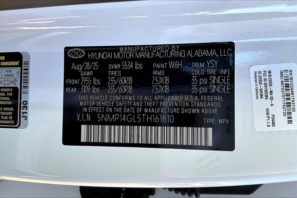 2026 Hyundai Santa Fe SE