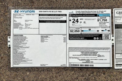 2026 Hyundai Santa Fe SE