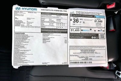 2026 Hyundai Santa Fe Hybrid SEL