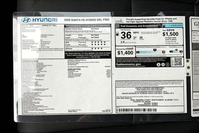 2026 Hyundai Santa Fe Hybrid SEL