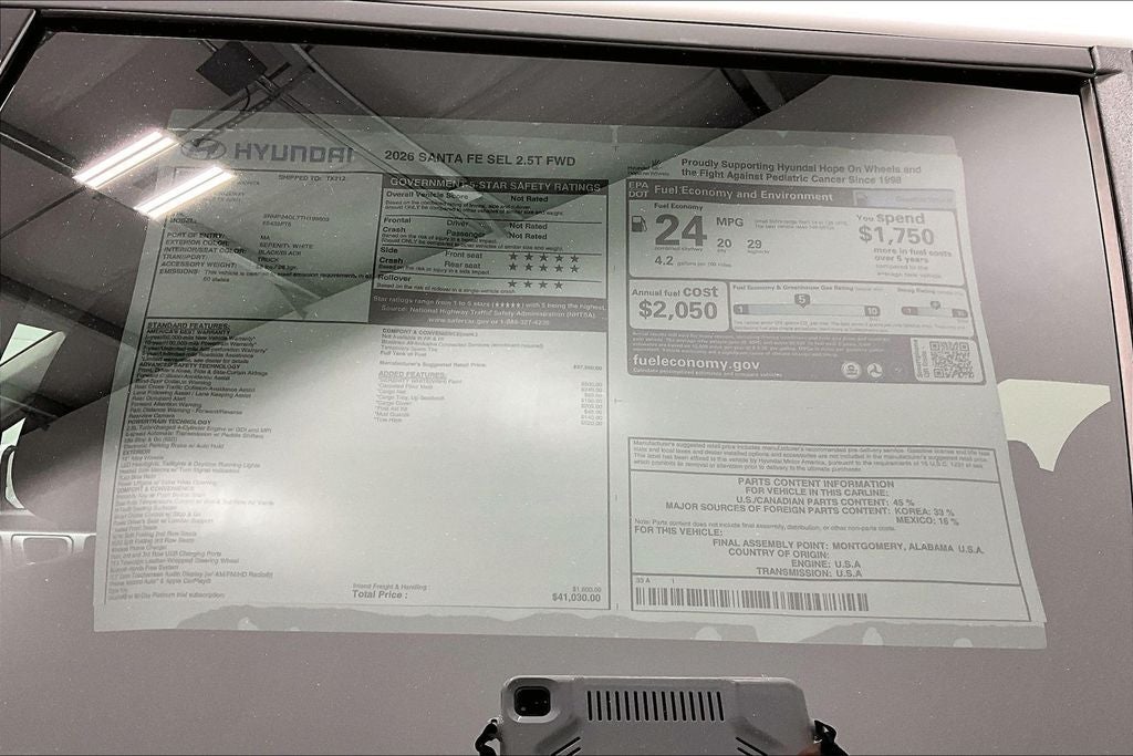 2026 Hyundai Santa Fe SEL