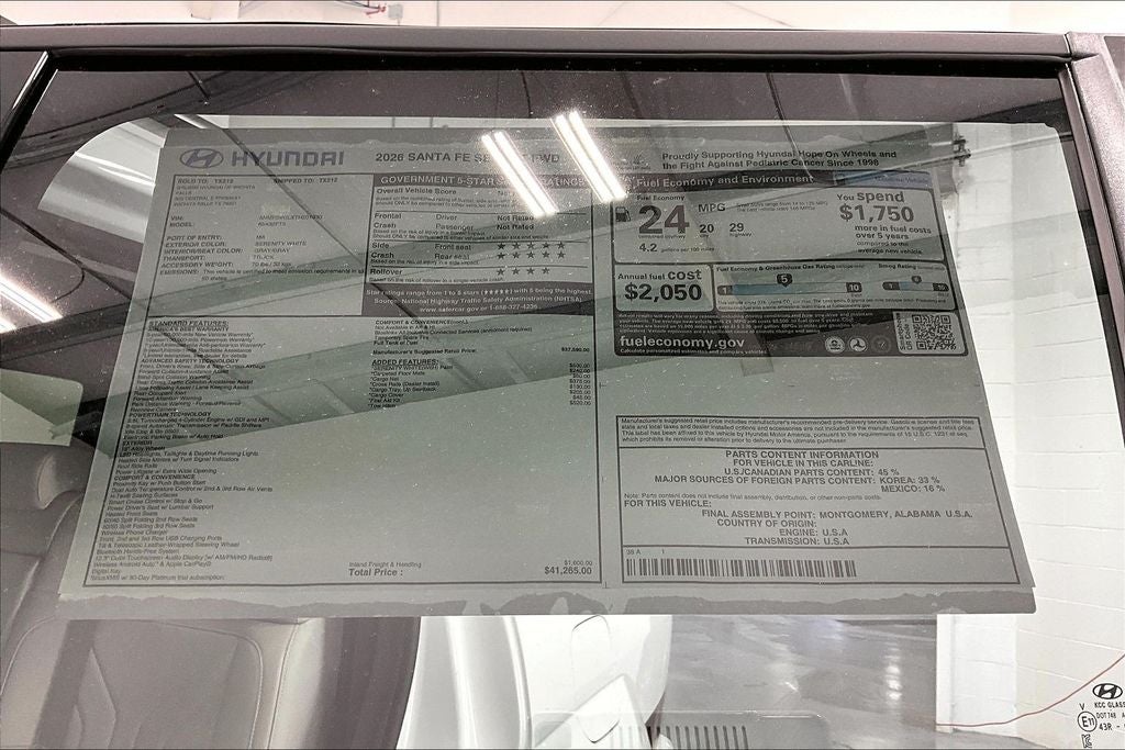 2026 Hyundai Santa Fe SEL