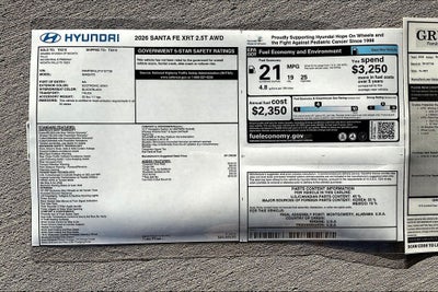 2026 Hyundai Santa Fe XRT