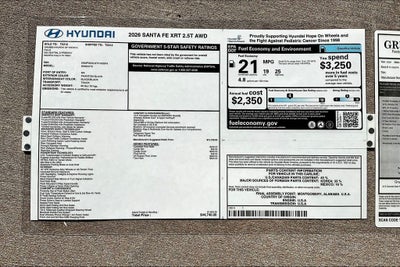 2026 Hyundai Santa Fe XRT