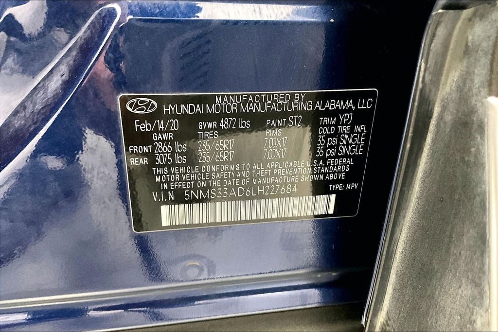 2020 Hyundai Santa Fe SEL