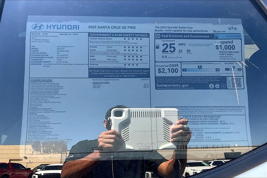 2025 Hyundai Santa Cruz SE
