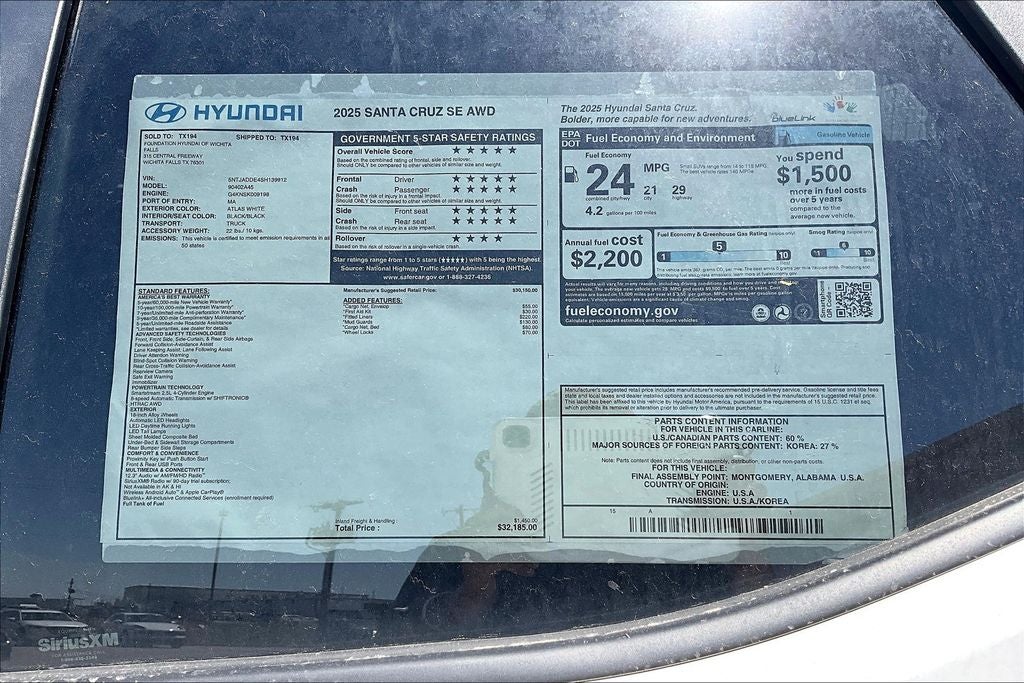 2025 Hyundai Santa Cruz SE