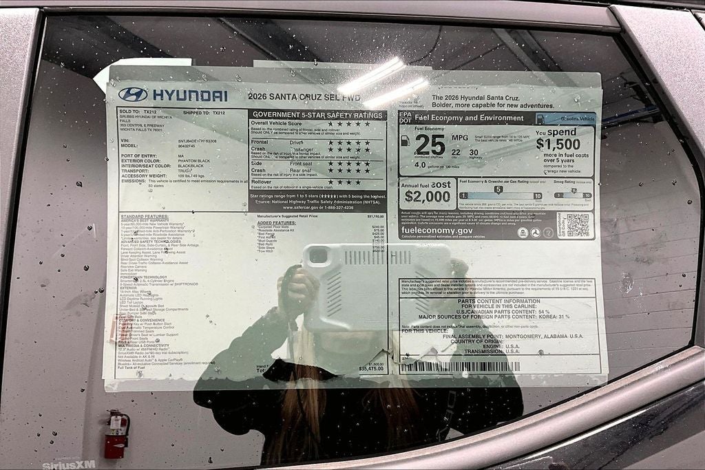 2026 Hyundai Santa Cruz SEL