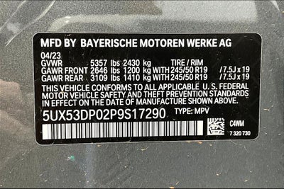 2023 BMW X3 xDrive30i