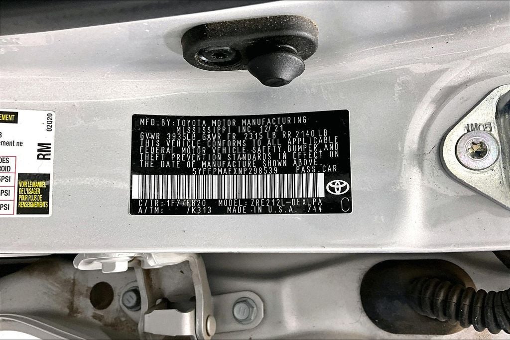 2022 Toyota Corolla LE