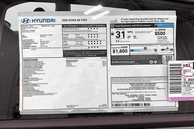 2026 Hyundai Kona SE