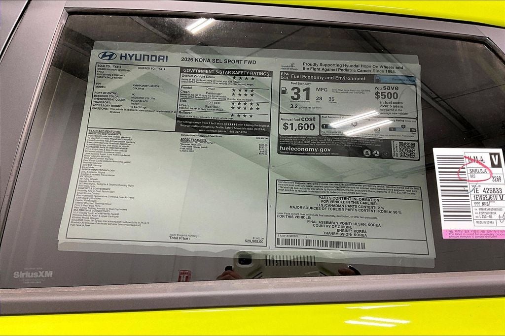 2026 Hyundai Kona SEL Sport