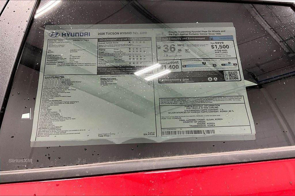 2026 Hyundai Tucson Hybrid SEL