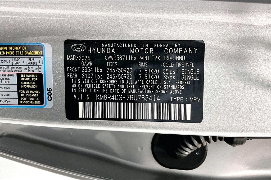 2024 Hyundai Palisade SEL 7 Passenger