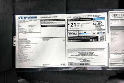 2026 Hyundai Palisade SE