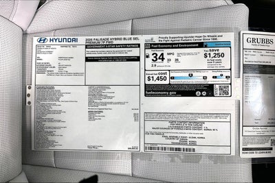 2026 Hyundai Palisade Hybrid Blue SEL Premium 7 Passenger
