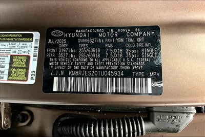 2026 Hyundai Palisade XRT Pro