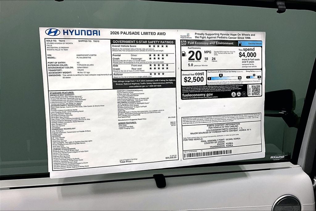 2026 Hyundai Palisade Limited