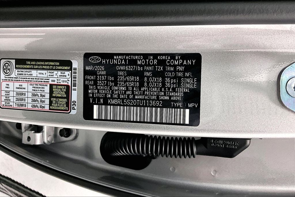 2026 Hyundai Palisade SEL 7 Passenger