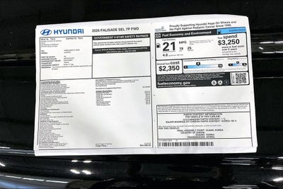 2026 Hyundai Palisade SEL 7 Passenger