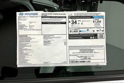 2026 Hyundai Palisade Hybrid Blue SEL 7 Passenger