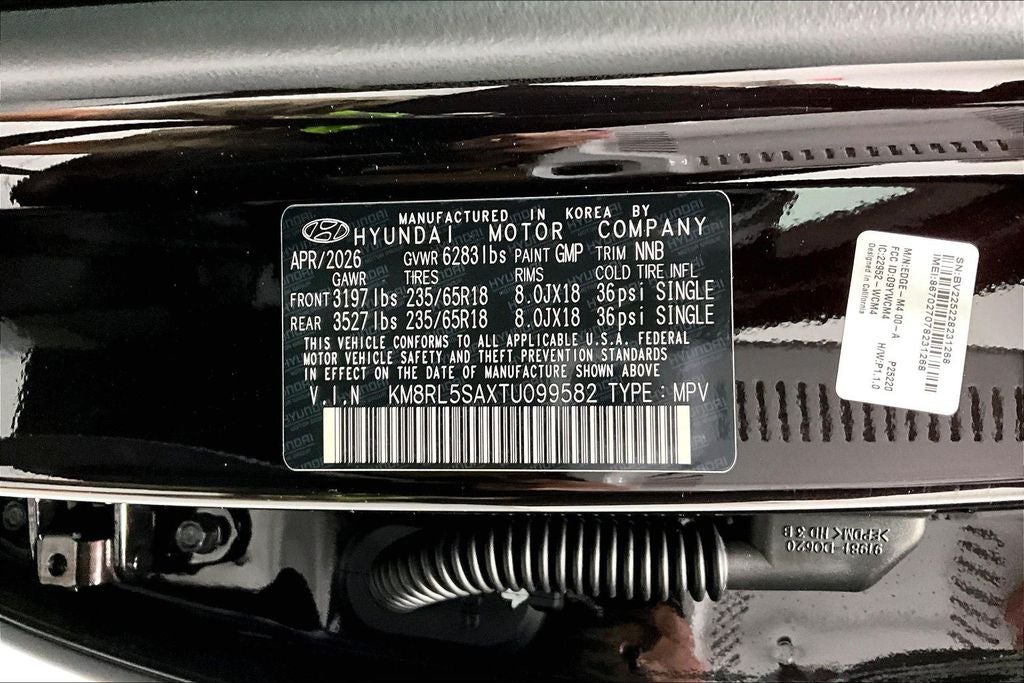 2026 Hyundai Palisade Hybrid Blue SEL 8 Passenger